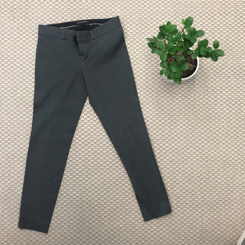 Banana Republic Gray Sloan Fit Skinny Ankle Pant